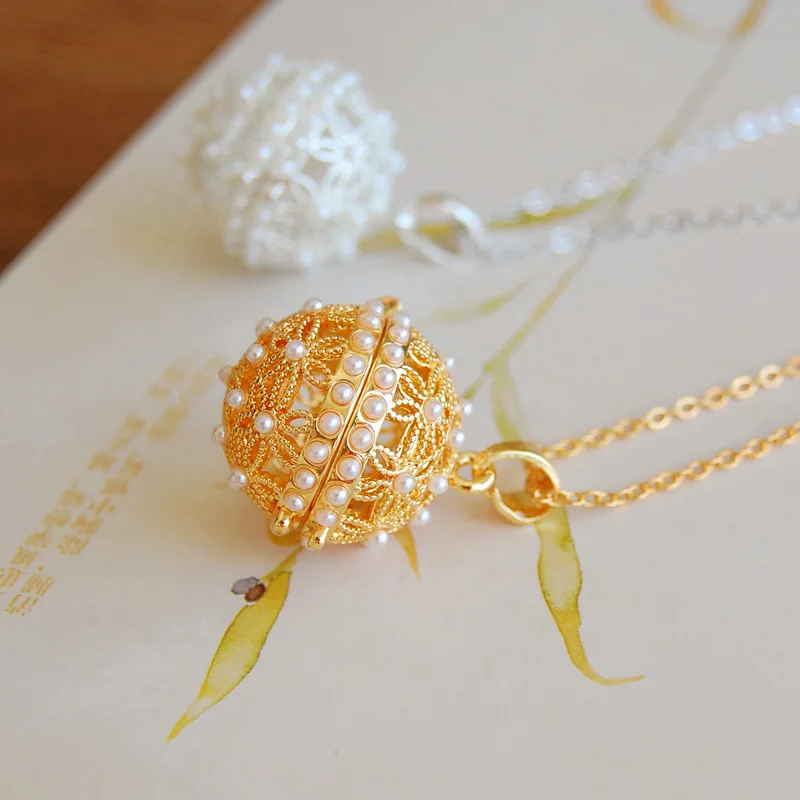 LUBOV винтажное литературное жемчужное цветочное Саше шар ароматерапия духи