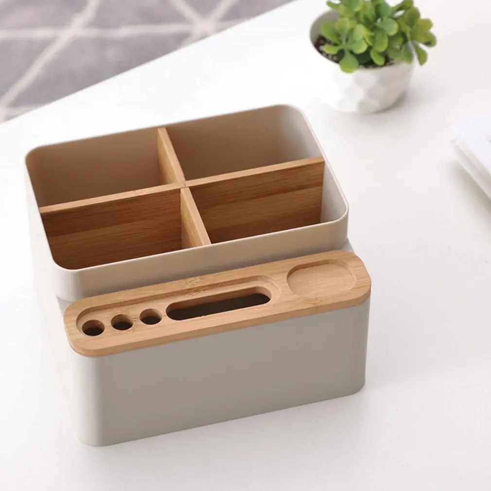 

Detachable And Separate Office Desktop Cosmetics Stationery Storage Box Modern Minimalist Style Storage Box