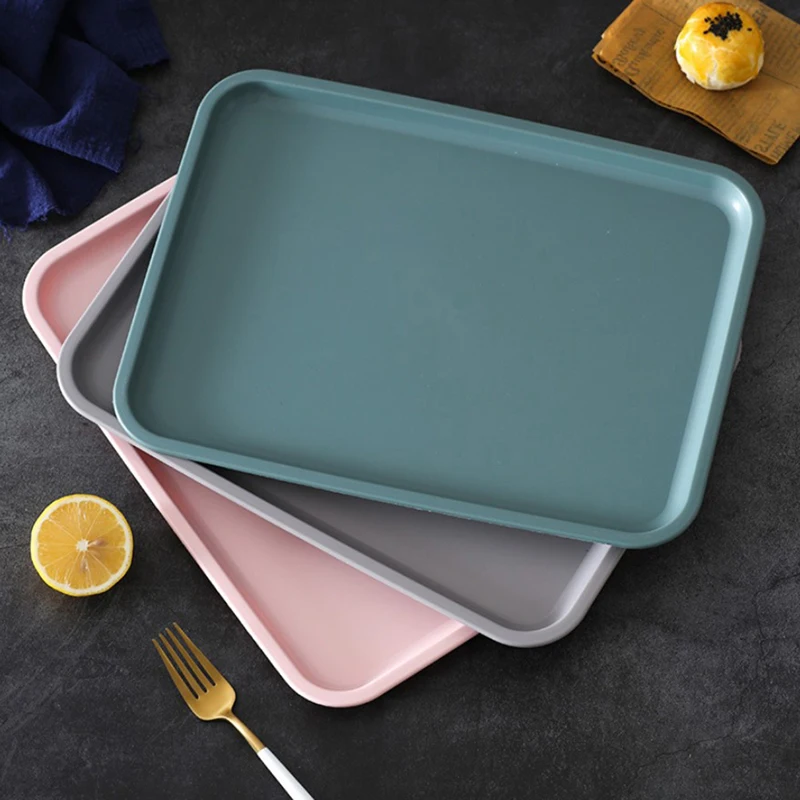 

Multi Nordic Creative Multi-function Rectangular Plastic Storage Tray Supplies