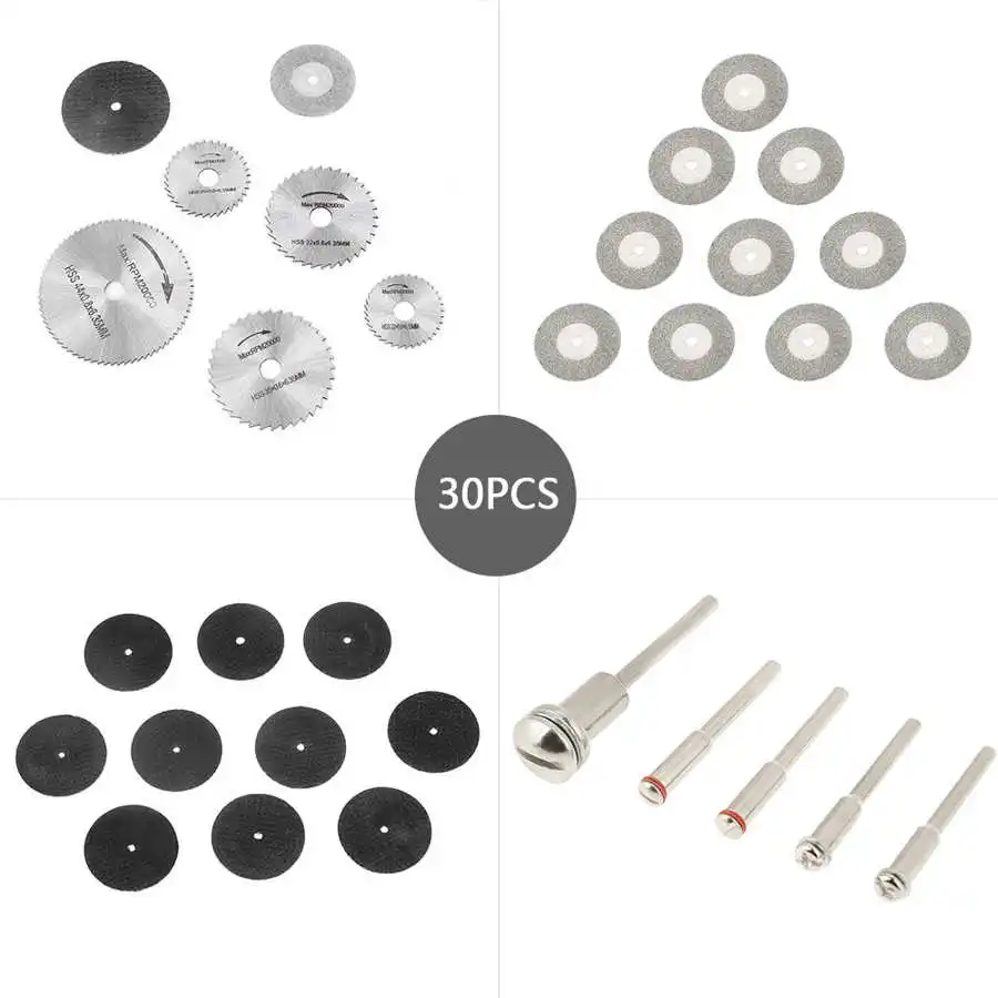 Алмазные диски и оправки для циркулярной пилы 30 шт.|Электрические дрели| |