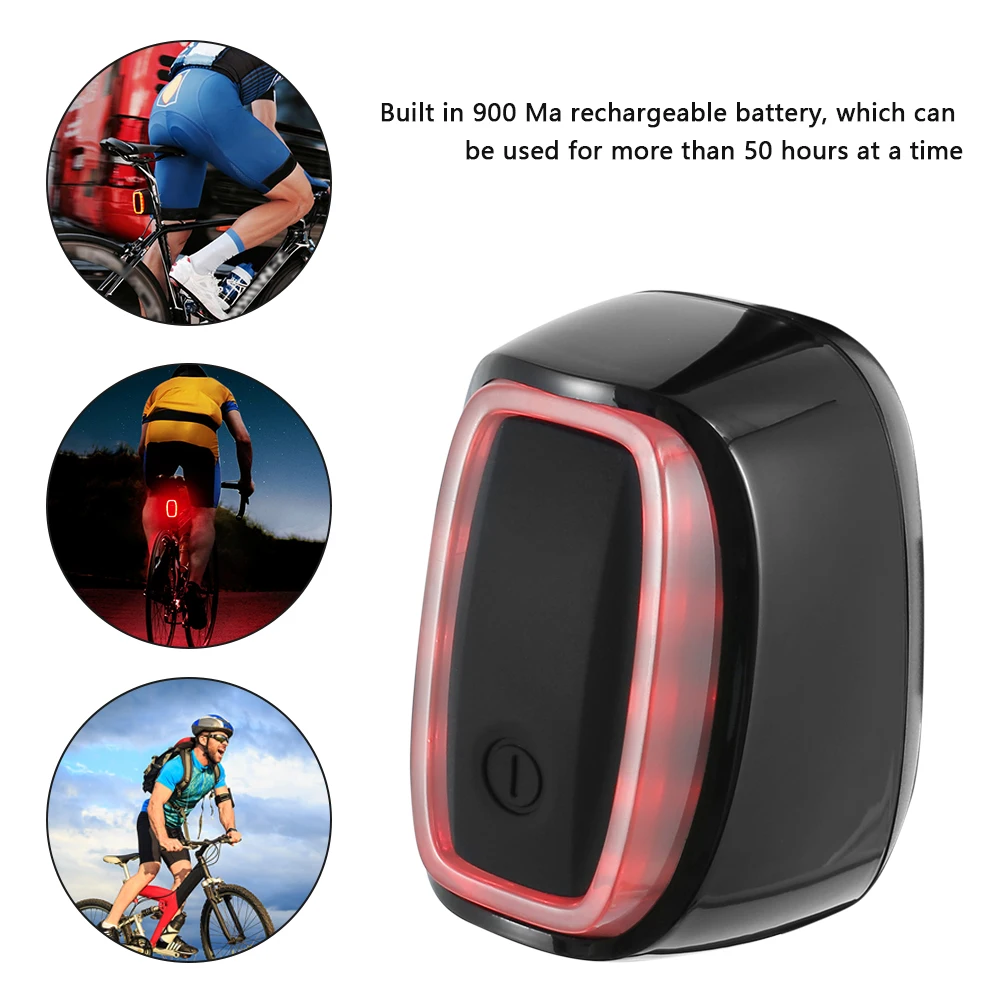 

Bike Tail Light Rechargeable Smart Bicycle Brake Detection Rear Light Highlight Automatic Sensing Bike Light Bicycle Accessories