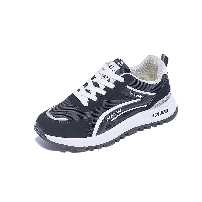 

2021 autumn new Korean style student leisure breathable sports shoes women's trend running shoes women's board shoes