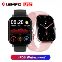 lemfo lf27 smart watch men women ip68 waterproof sports watch menstrual cycle sleepheart rateblood pressure monitor smartwatch