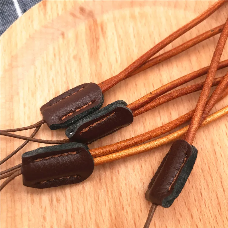 Натуральная кожа Ремешок наручные веревка для Мобильный телефон значок usb-ключи