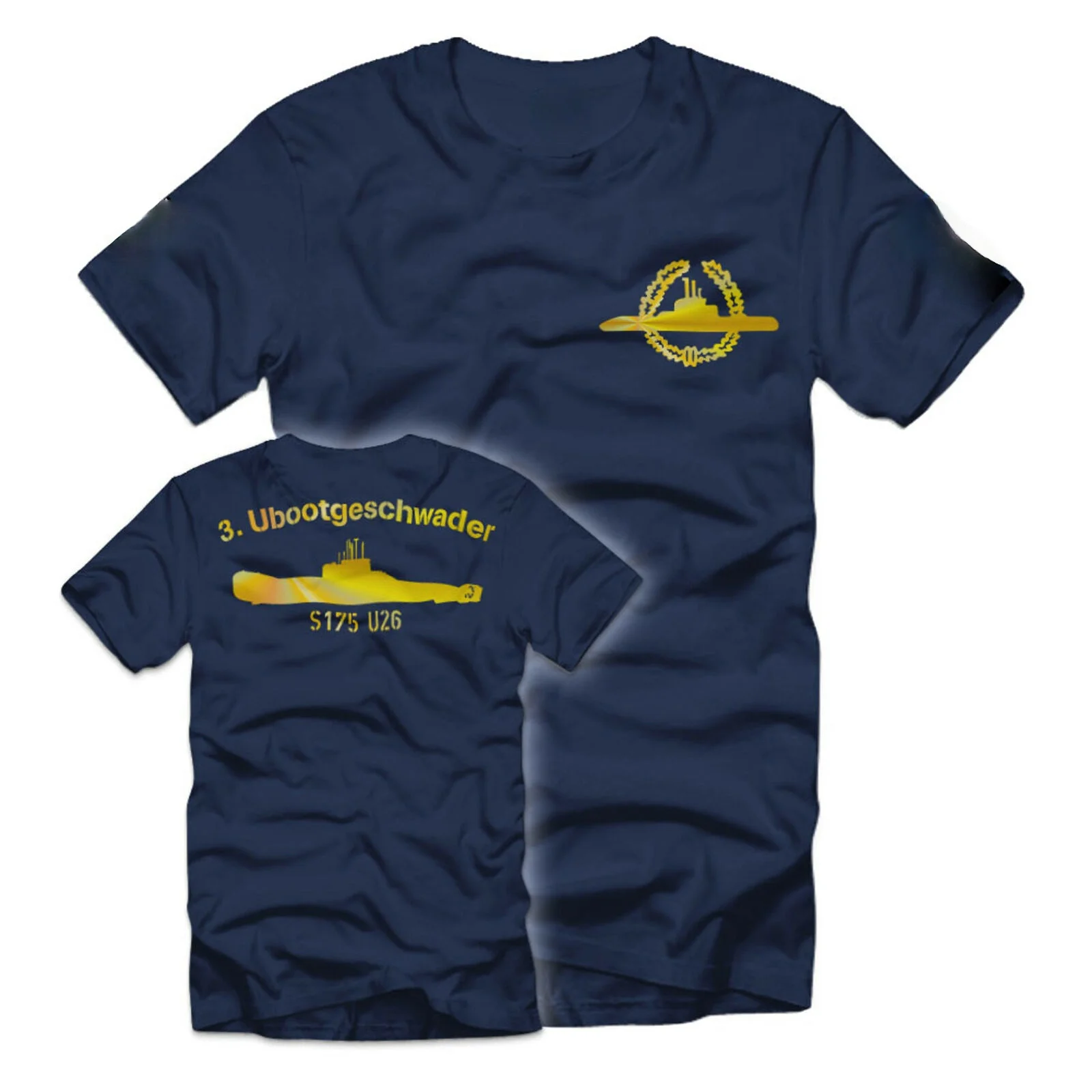 

3 ubootgeschwader U26 S175 U-Boat German Navy Bundeswehr Men T-Shirt Casual O-Neck harajuku shirts