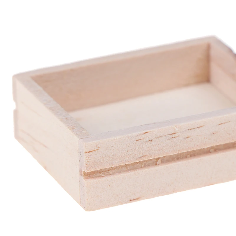 

1 Pcs Doll House Miniature Accessories Mini Simulation Furniture Model Wooden Box Toys For Doll House Decoration