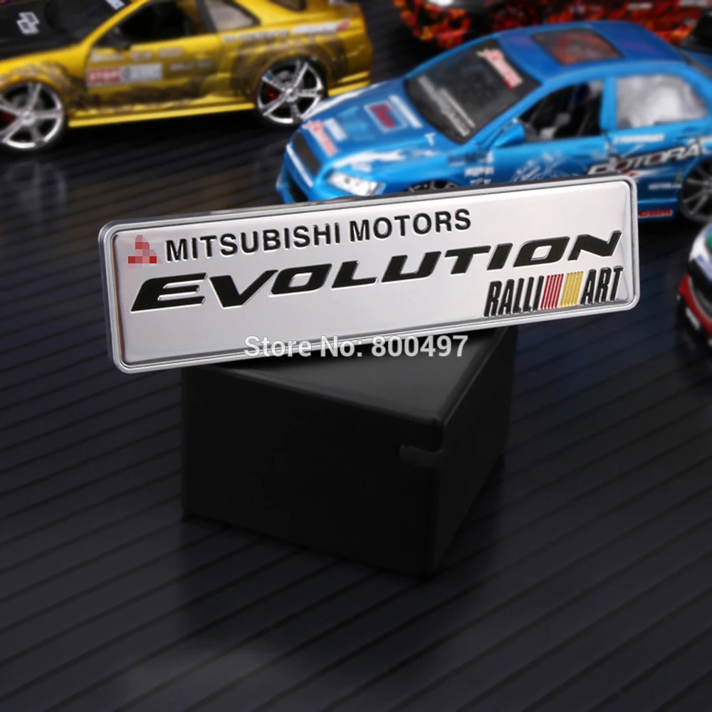 Новейший 3D значок БАГАЖНИКА АВТОМОБИЛЯ эмблема Ralliart Evolution для Mitsubishi Motors клейкий