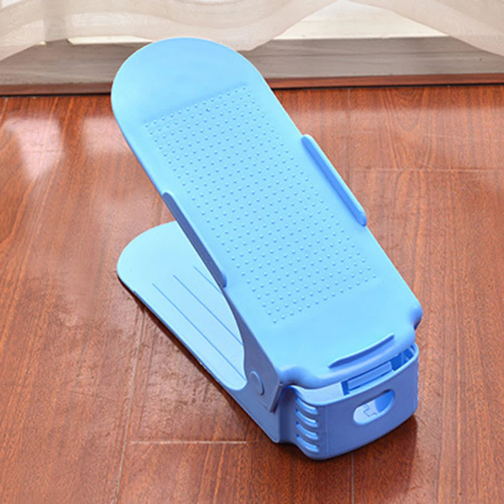 1 шт. двухслойные стойки для обуви органайзер хранения Пластиковая регулируемая