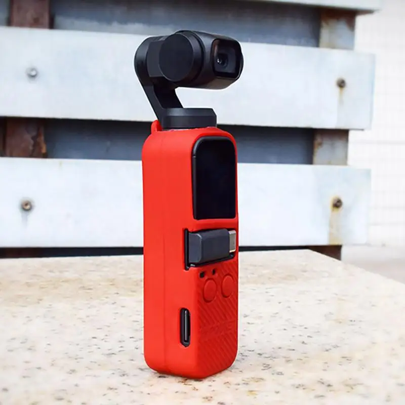 Силиконовый чехол с ремешком аксессуар ручка Gimbal мягкий анти-потеря стабилизированная камера простой защитный чехол для OSMO карман