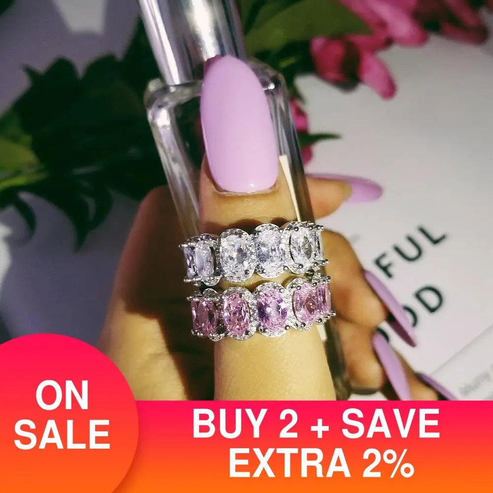 Новые товары обручальное кольцо из настоящего серебра 925 пробы вечность для