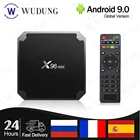ТВ-приставка wuнавоз X96MINI на Android 2,4, 1 ГБ2 ГБ, 8 ГБ16 ГБ, четырехъядерный процессор Amlogic S905W, H.265, 4K, G, Wi-Fi, медиаплеер X96, Мини ТВ-приставка
