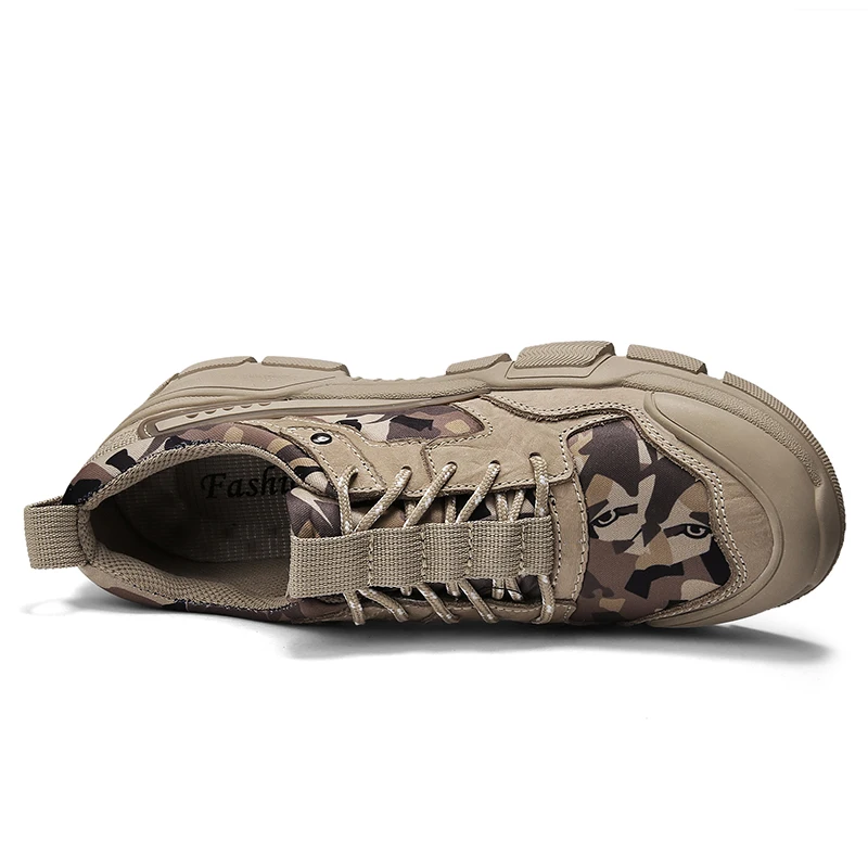 Новая мужская весенне-осенняя походная обувь камуфляжная Нескользящая