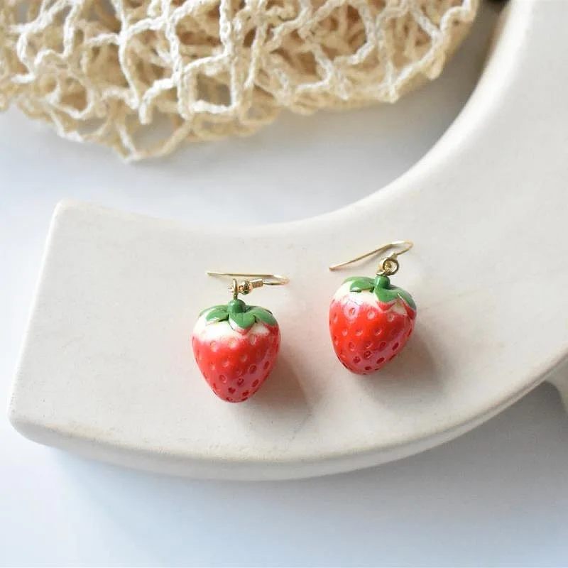 Летние маленькие милые висячие серьги в виде фруктов для девушек женщин