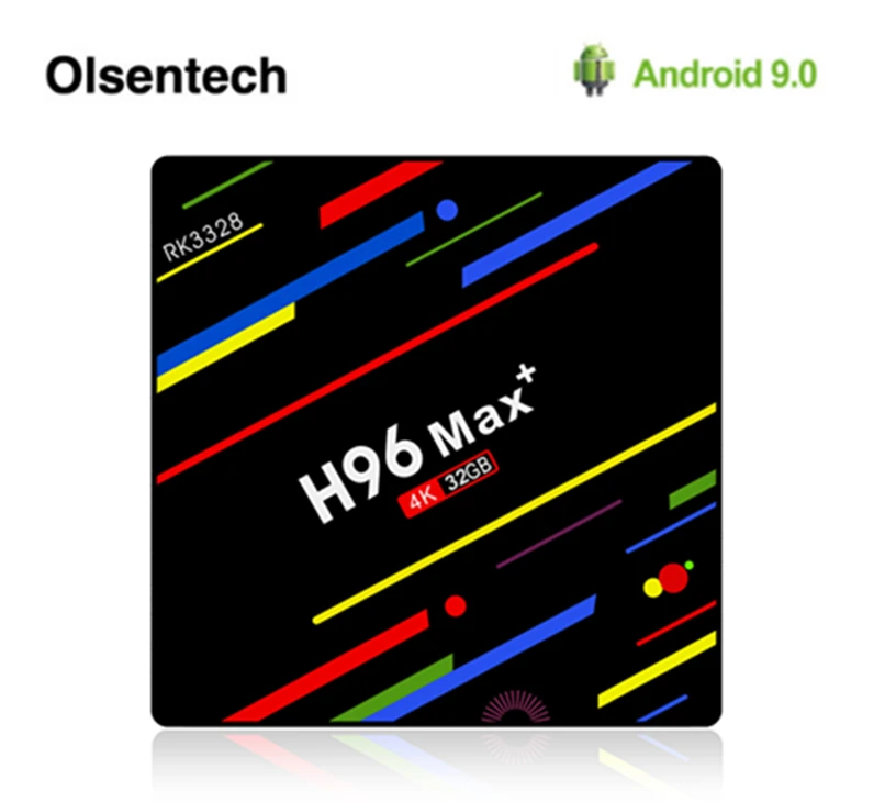 Android 9 0 H96 MAX Plus tv Box Rockchip RK3328 box 4G ram 64G H.265 4K Youtube Netflix Google Play Smart | Электроника