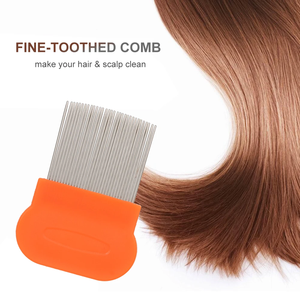 Тонкая зубчатая расческа металлическая для волос ухода за головой карманная