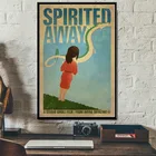 Miyazaki Hayao Тоторо, гибли постеры и принты Картина на холсте настенные картины для гостиной абстрактный декоративный домашний декор