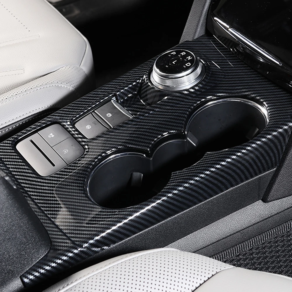 

CarMango for Ford Escape Kuga 2020-2021 Auto Car Accessories Center Console Gear Shift Panel Trim Cover Frame Sticker Decoration