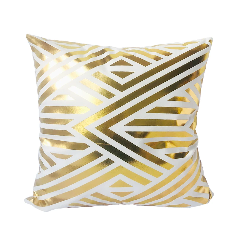 Геометрическая бронзовая Подушка Чехол ананас домашнее украшение наволочки