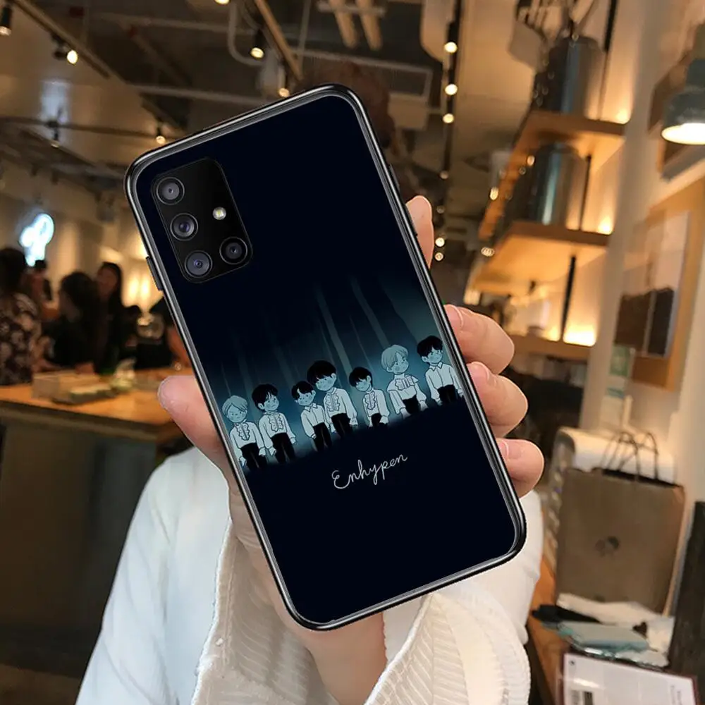 

kpop Top men's team Phone Case Hull For Samsung Galaxy A 50 51 20 71 70 40 30 10 80 E 5G S Black Shell Art Cell Cove
