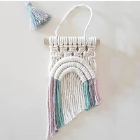 tassel tapestry woven home wall macrame decor boho hanging rainbow tapestries hotel apartment dorm nordic baby room decoration