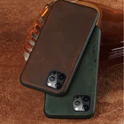 Чехол для iphone 12, 13 Pro Max, X, XR, XS, 11 pro max, SE 2 2020, 7, 8 plus, 6, из натуральной кожи