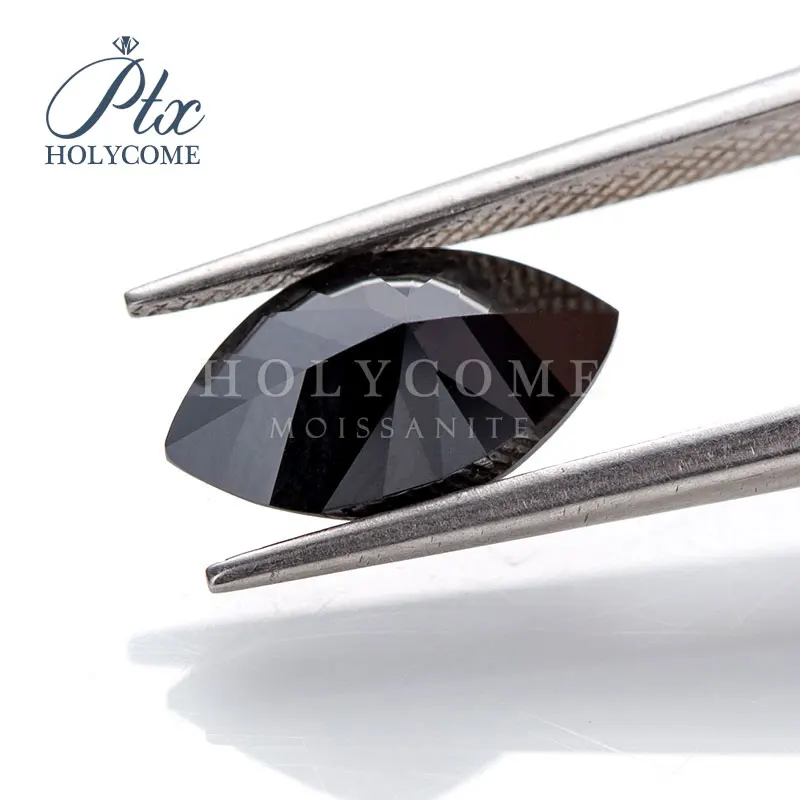 3x2 мм горячая Распродажа Муассанит поставщик черного груша для муассанит кольцо