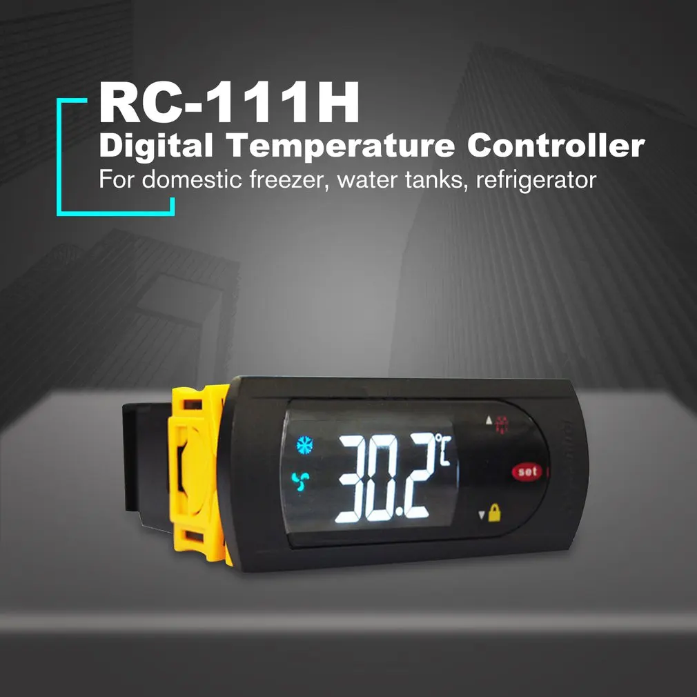 RC-111H микрокомпьютер цифровой регулятор температуры холодильник термопары