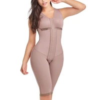 women postpartum shapewear skims full body shaper side zipper flatten abdomen fajas colombianas slimming underwear waste trainer