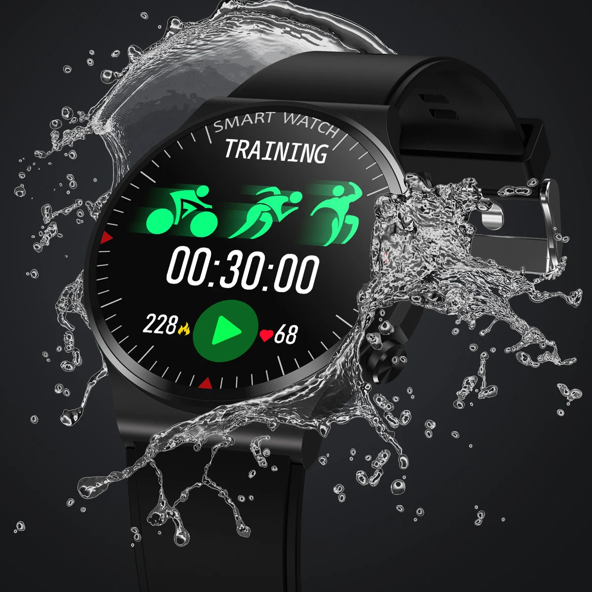 

Smart Watch Bluetooth Sleep Detection Sport Watches Mens Women Multi Function Fitness Smartwatch Bracelet for Android and ISO