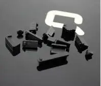 Blak Горячая Распродажа, цветная силиконовая противопылевая заглушка, заглушка для ноутбука, Пылезащитная заглушка для ноутбука, Пылезащитная заглушка для USB, аксессуары для компьютера - Цвет: Blak