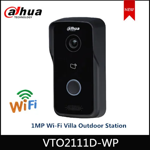 Dahua VTO2111D-WP 1MP Wi-Fi вилла видеодомофон Поддержка ночного видения и голосовая