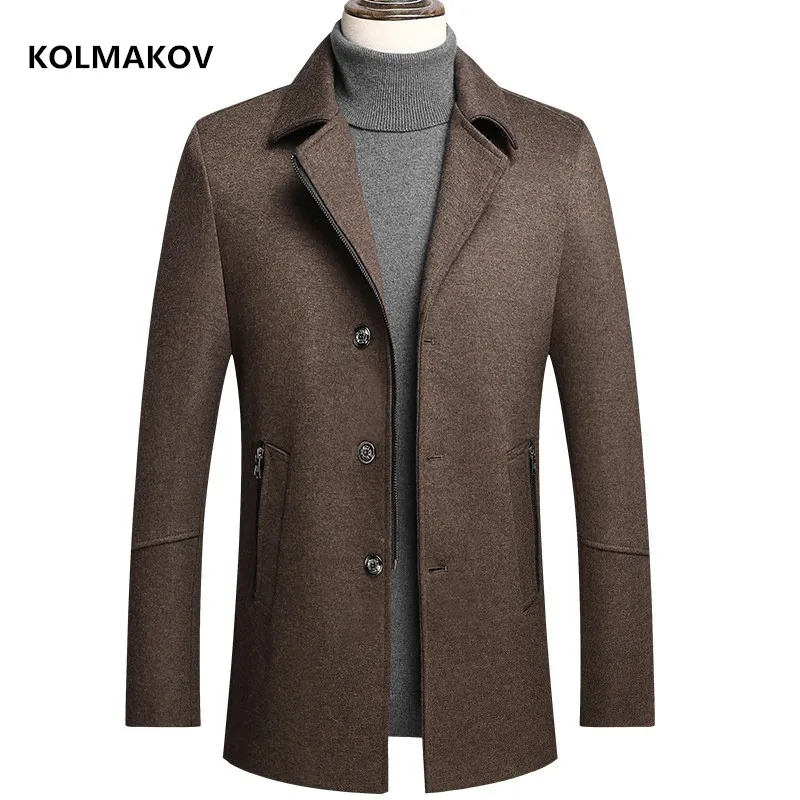 

2021 Новинка осени поступления куртки для мужчин Повседневный плащ-Тренч, куртка, пальто для мужчин высокого качества ветровка Slim Fit Пальто Ра...