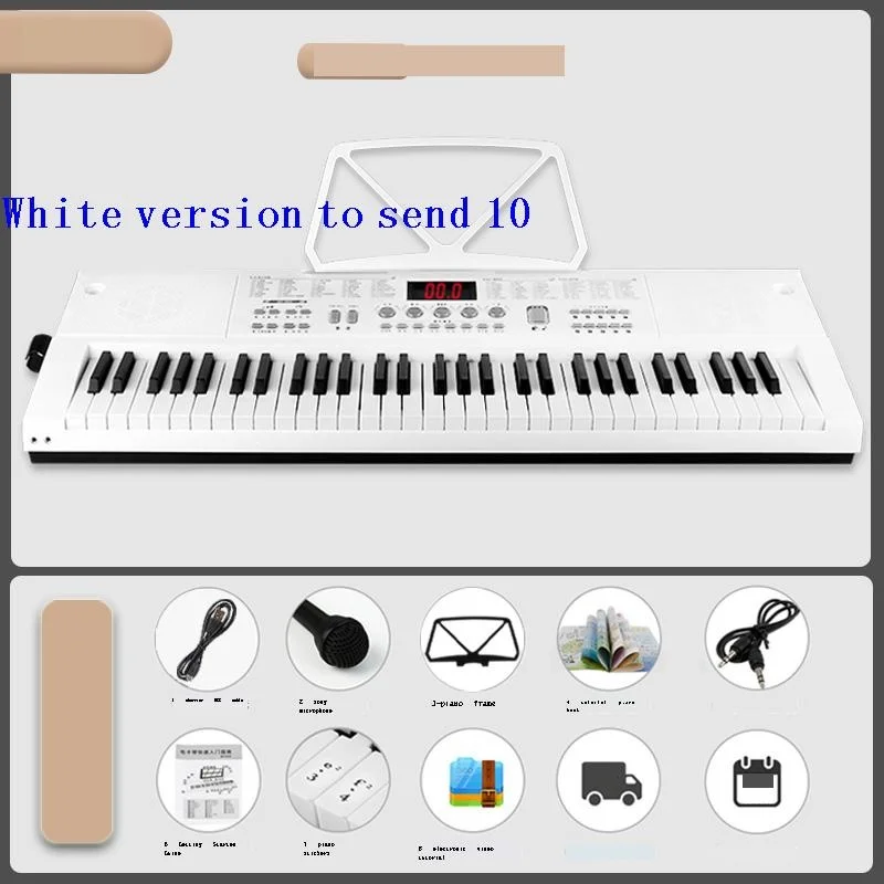 Music Piyano Elektronik Children Toy Tastiera Educatif Instrument Digital Piano Keyboard Teclado Musical Electronic Organ enlarge