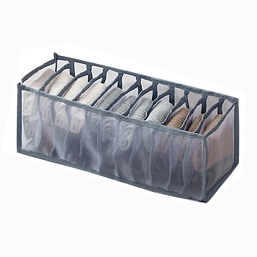 

New hot-selling clothing storage box Independent storage box for socks underwear underwear bra drawer storage box array organize