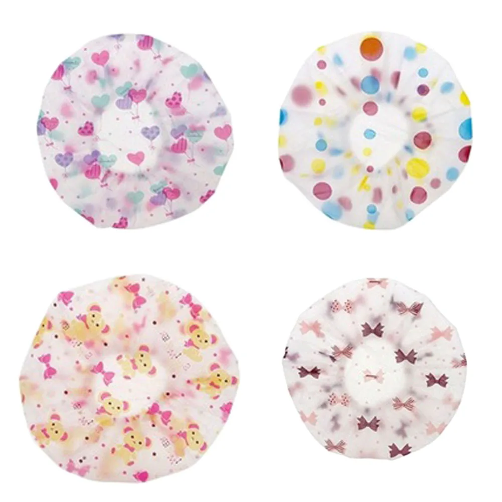 

Women Hair Care Cover Adults Hair Styling Cap Waterproof Shower Cap Hair Color Hat 1pc Kitchen Cap