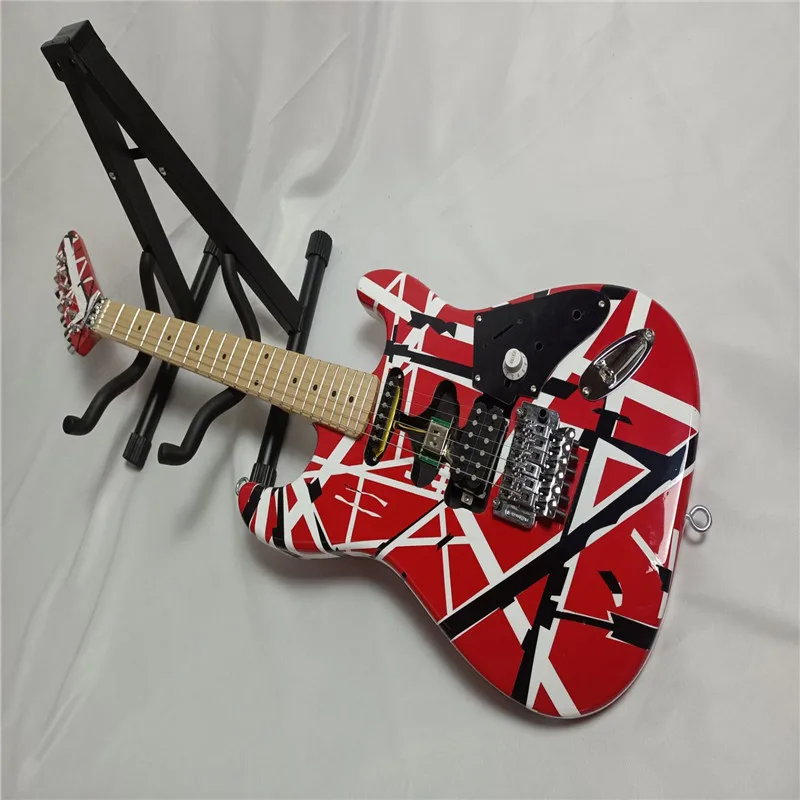 

2021！High quality Eddie Van Halen striped guitar TRIBUTE, electric guitar Frankie / 5150 quality aged guitar.