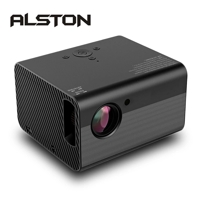 Мини-проектор ALSTON M7 светодиодный 4K 3D 5500 лм Android Wi-Fi Bluetooth | Электроника