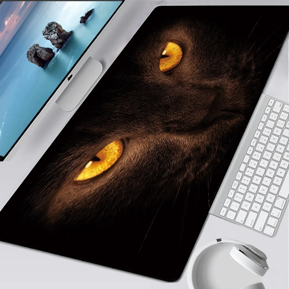 xxl mouse pad cat gaming anti slip laptop pc mice pad mat lion mousepad rubber cute desk keyboard mouse mat computer accessories free global shipping