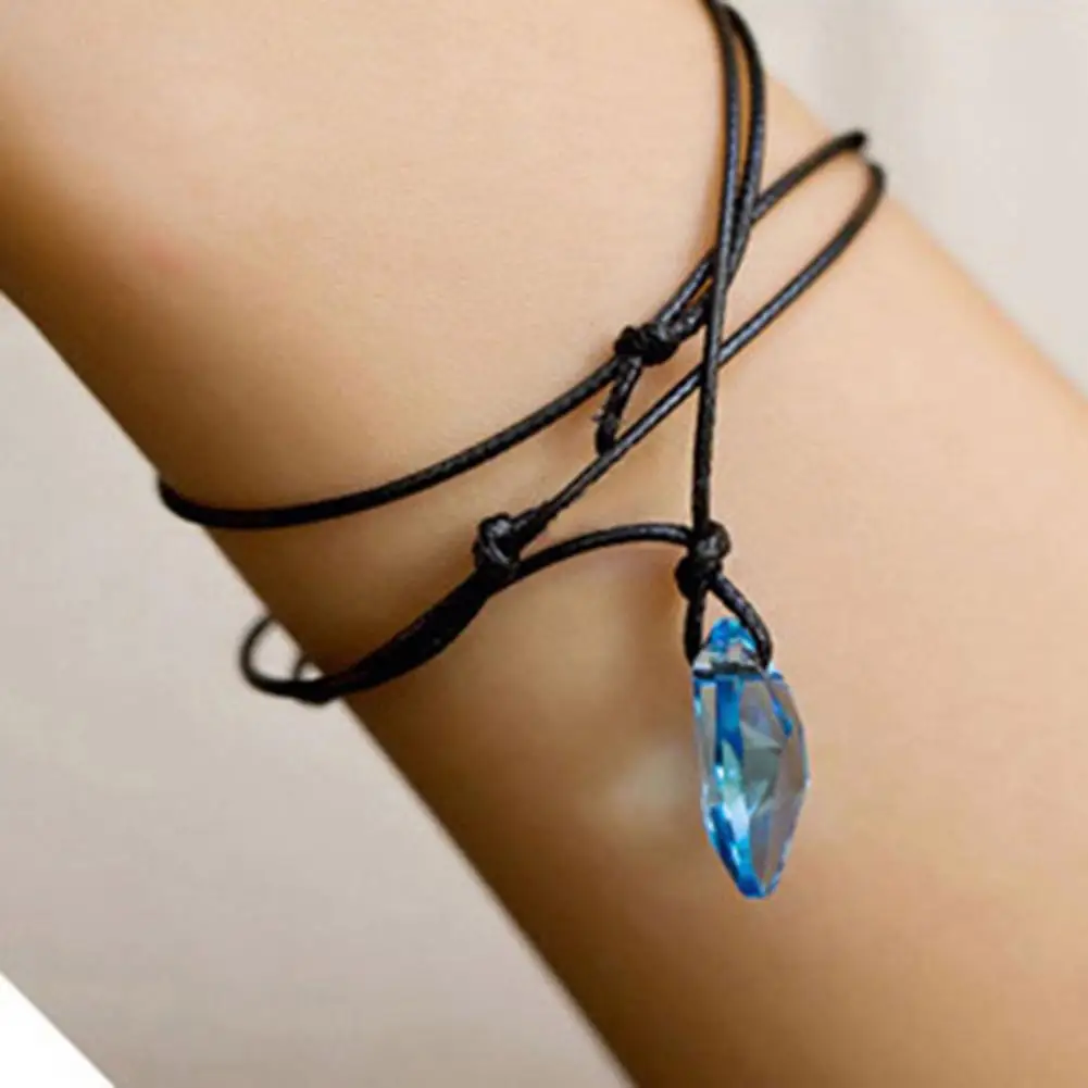 Веревочные ожерелья из Искусственного хрусталя для мужчин и женщин 2020 |