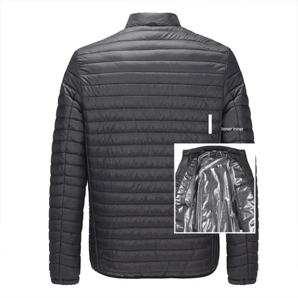 Мужская осенне-зимняя хлопковая жилетка с умным подогревом жилет инфракрасным