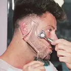 Мужская Борода формирующая линейка стиль шаблон отделка прозрачный гребень инструмент для бритья
