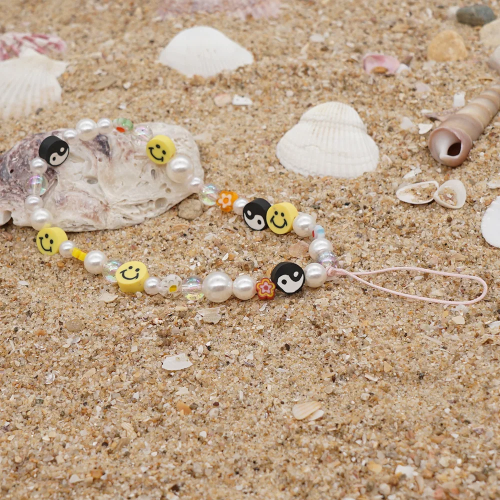 Женский шнурок в виде цепочки с имитацией жемчуга |