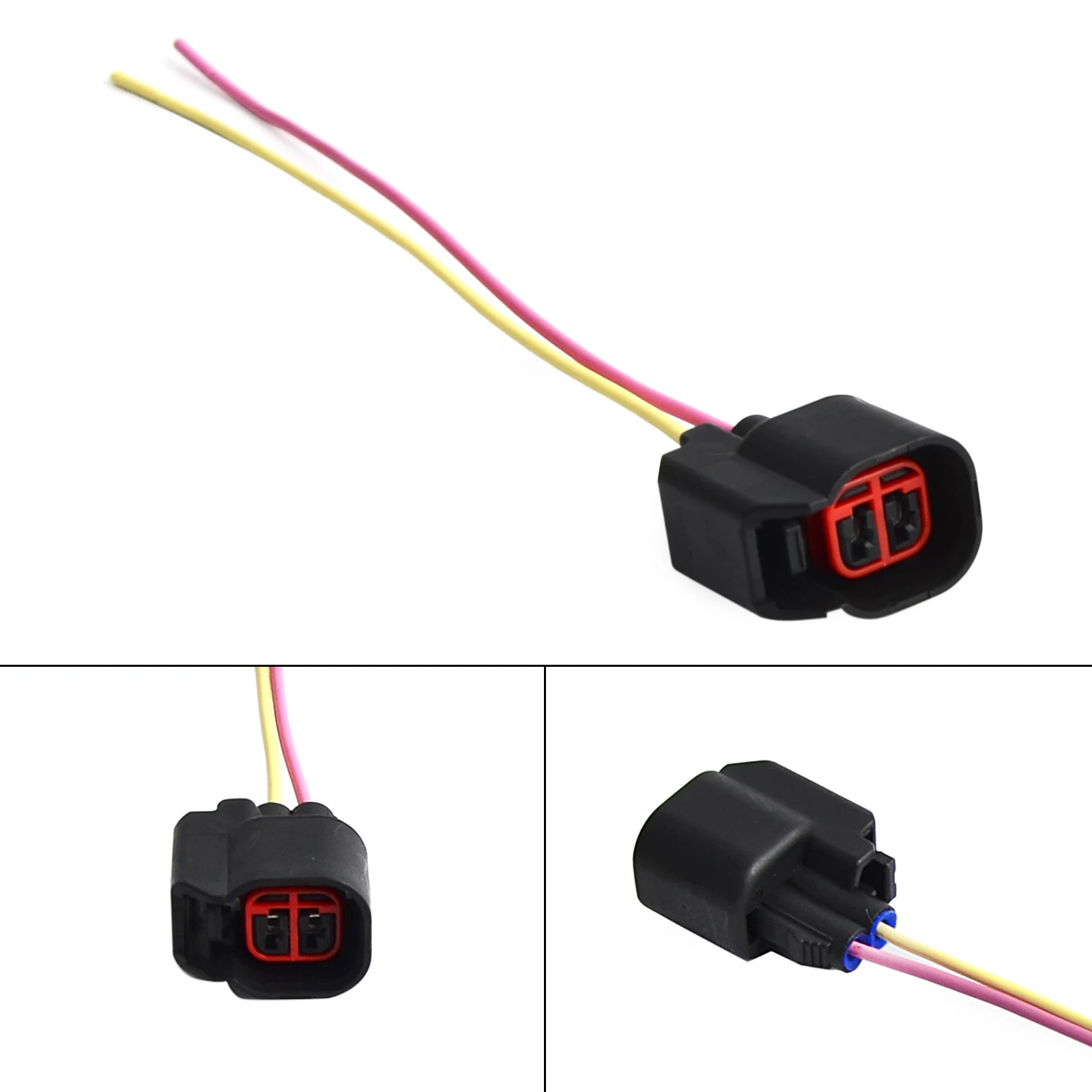 

8Pcs Engine Fuel injector Connector Wiring Plugs For Clips Pigtail ANY RC EV6 EV14 Fuel Injectors USCAR connector