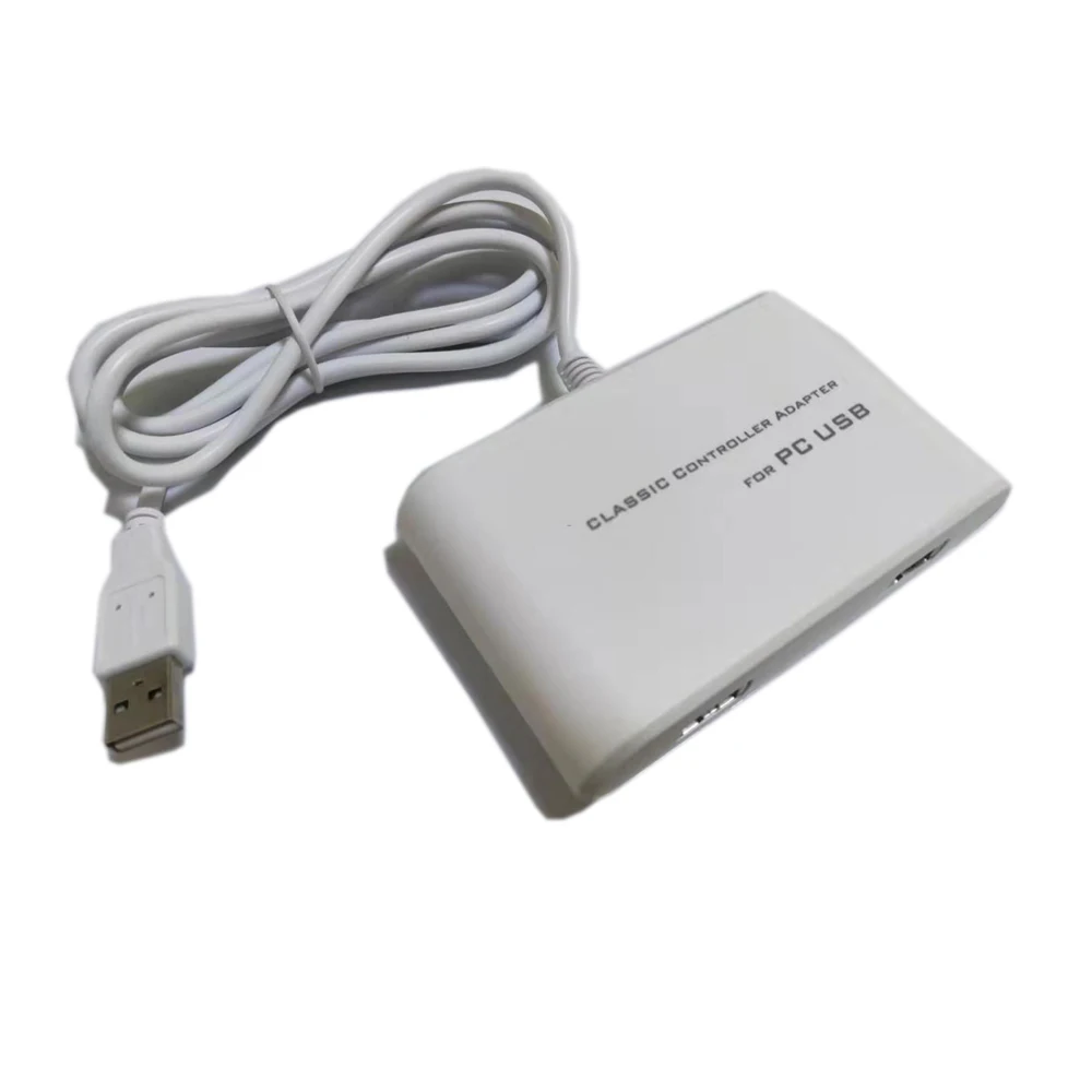 Белый двойной порт MayFlash для Wii Classic Controller Pro Nunchuk Remote ПК USB адаптера PS3|Запасные