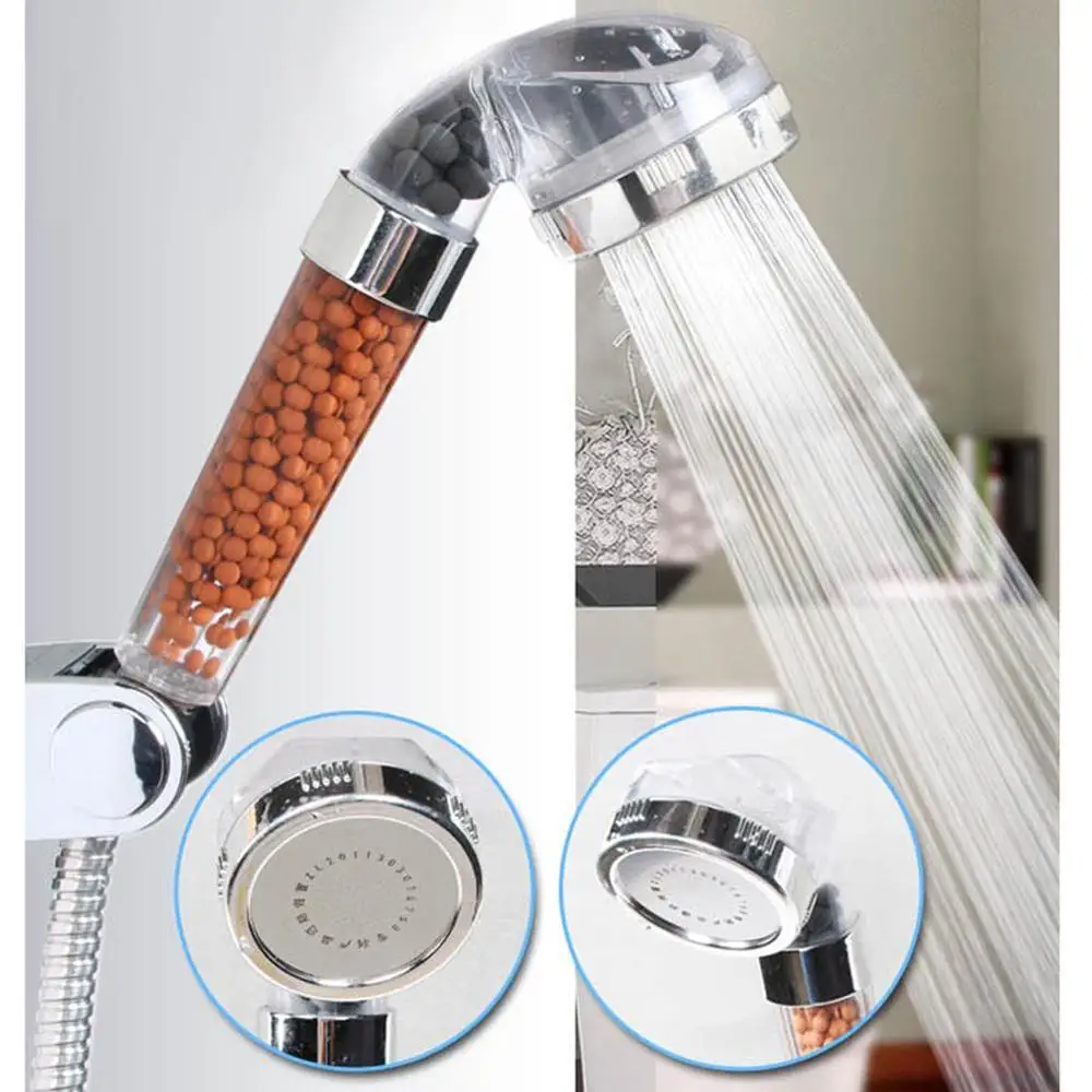 Регулируемая струйная Лейка для душа 3 режима экономия воды высокое