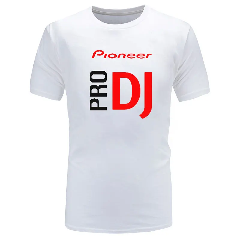 Новая мужская рубашка 2020 мода Pioneer DJ с буквенным принтом модные футболки круглым