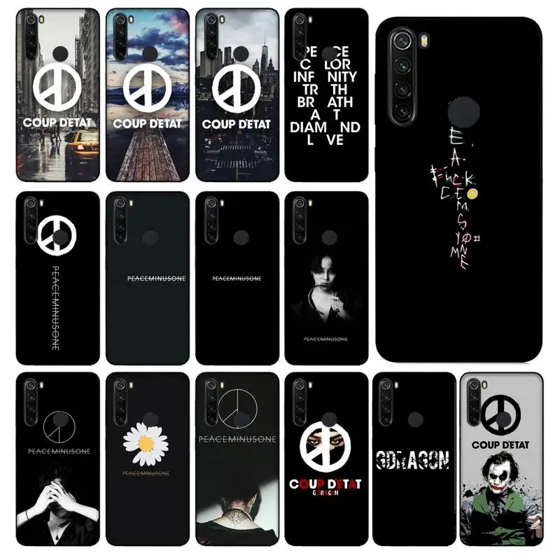 Милый чехол для телефона Motirunner G dragon peaceminusone с украшением Xiaomi Redmi 5plus 5A 6 6A 7 7A Note 8 8T