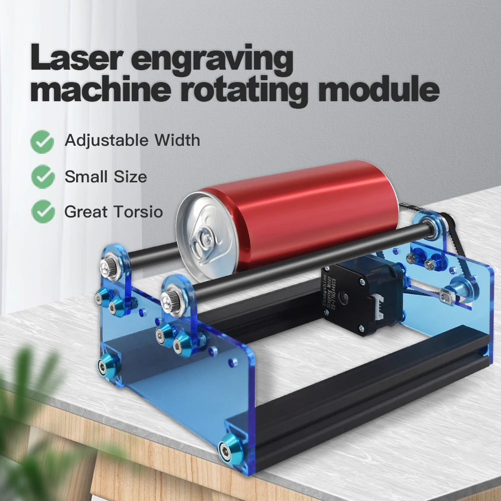 

Twotrees 3D Printer Y-Axis Rotary Roller Engraving Module Laser Engraving Machine for Engraving Cylindrical Objects Cans