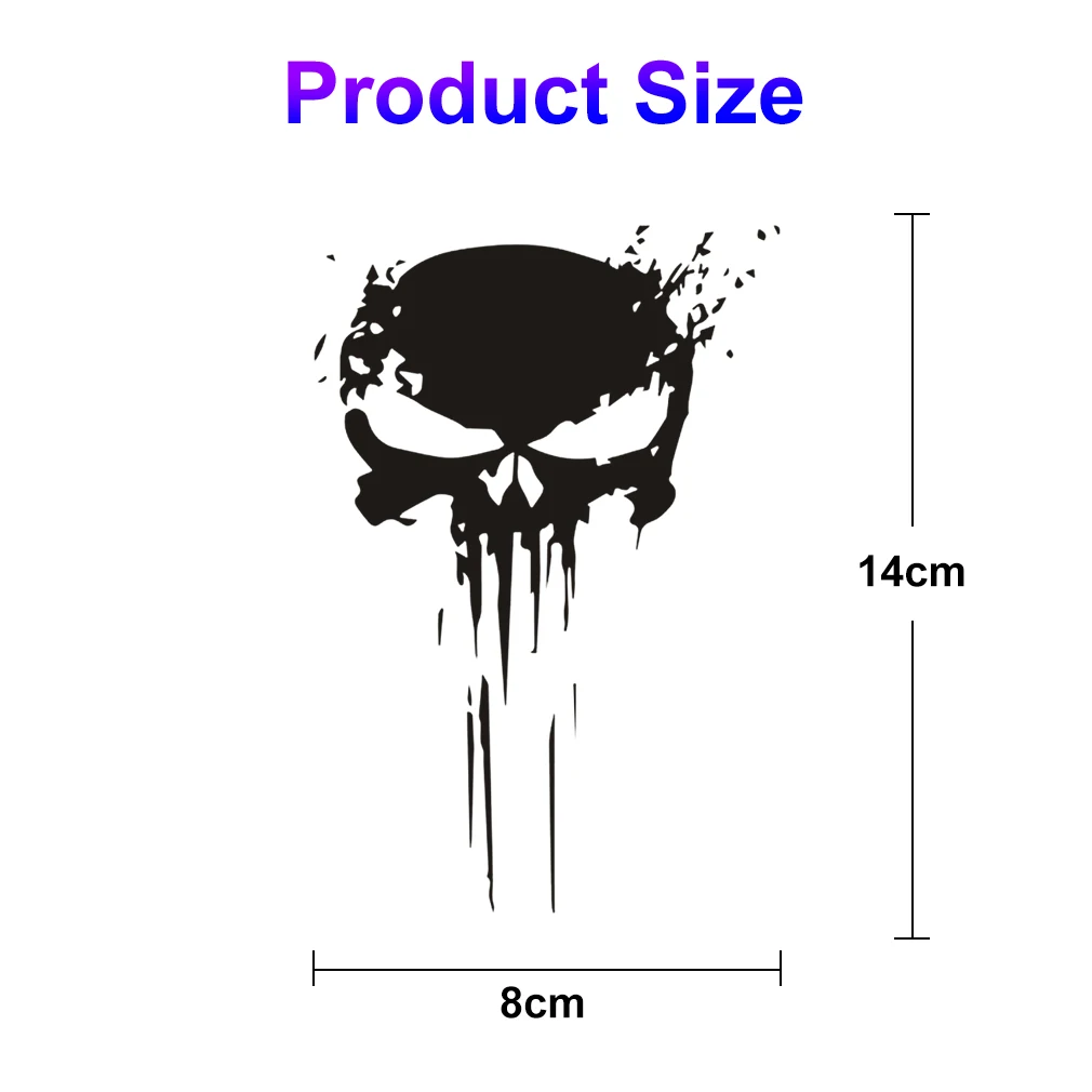 1 шт. светоотражающие наклейки для украшения черепов и кровяных автомобилей