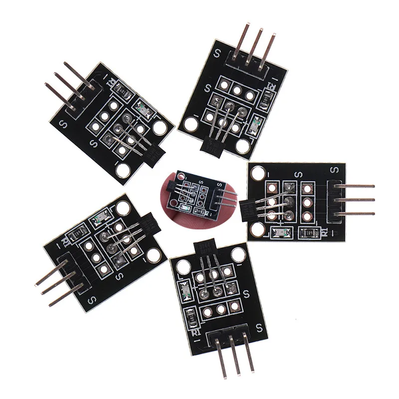 

5pcs/lot KY-003 A3144 Standard Hall Magnetic Sensor Module Works Boards